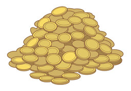 a pile ofのイラスト